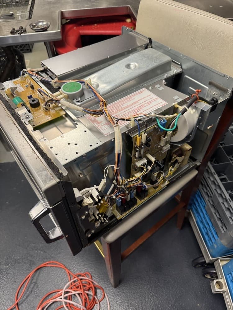 Commercial microwave repair service near me